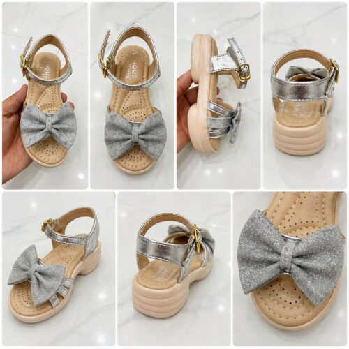 girls bow sandal – premium soft sole