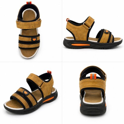 kids casual sports sandal with velcro strap